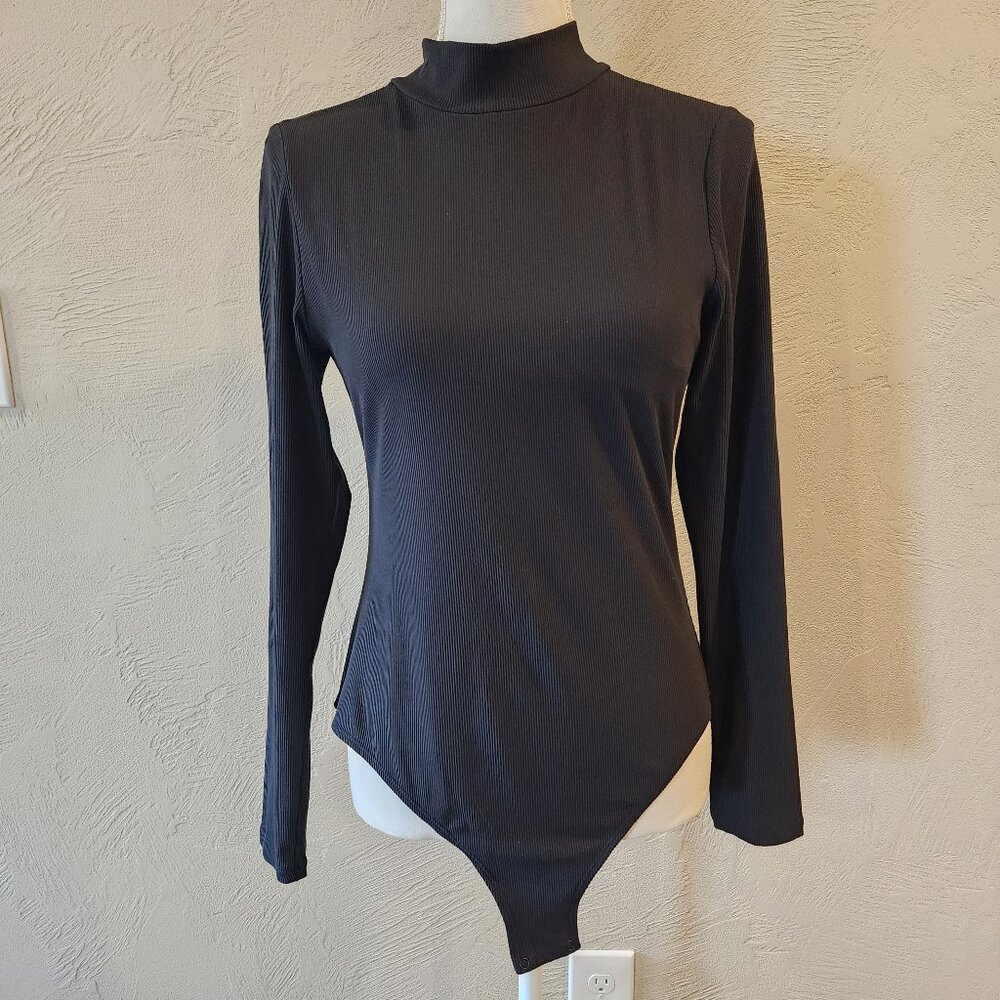 Girlfriend Collective Ribbed Turtleneck Long-sleeve Bodysuit